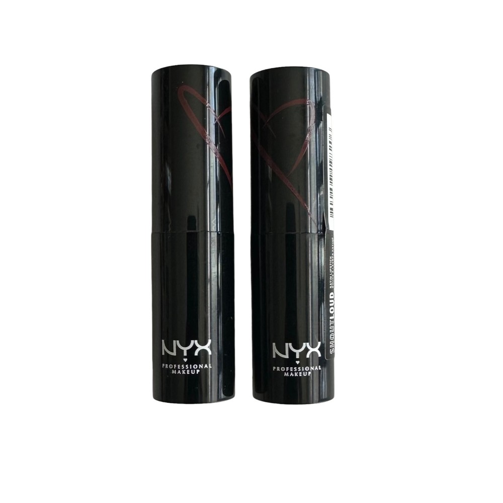 2 NYX Shout Loud Satin Lipstick,
